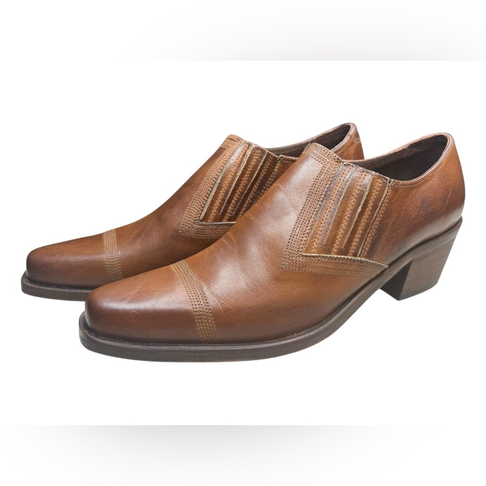 Guess Brown Leather Dress Shoes